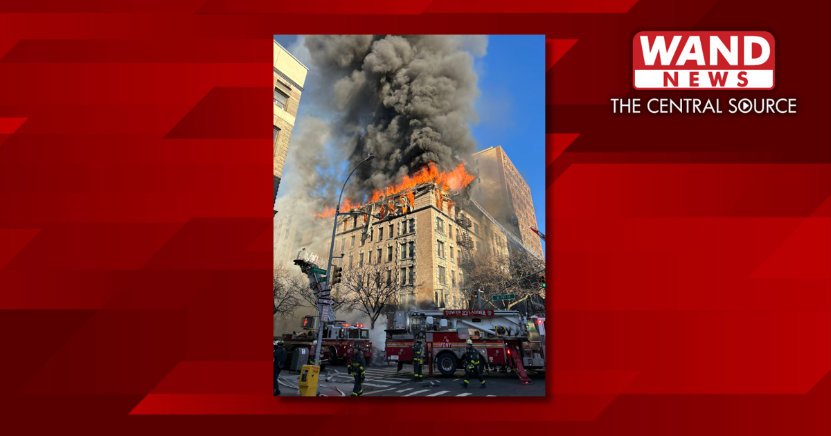 Fire rages at Manhattan building, raining debris onto sidewalk | News
