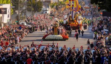 Rain could be an unwelcome entry at the Rose Parade on New Year's Day. Bundle up for NYC ball drop | Football