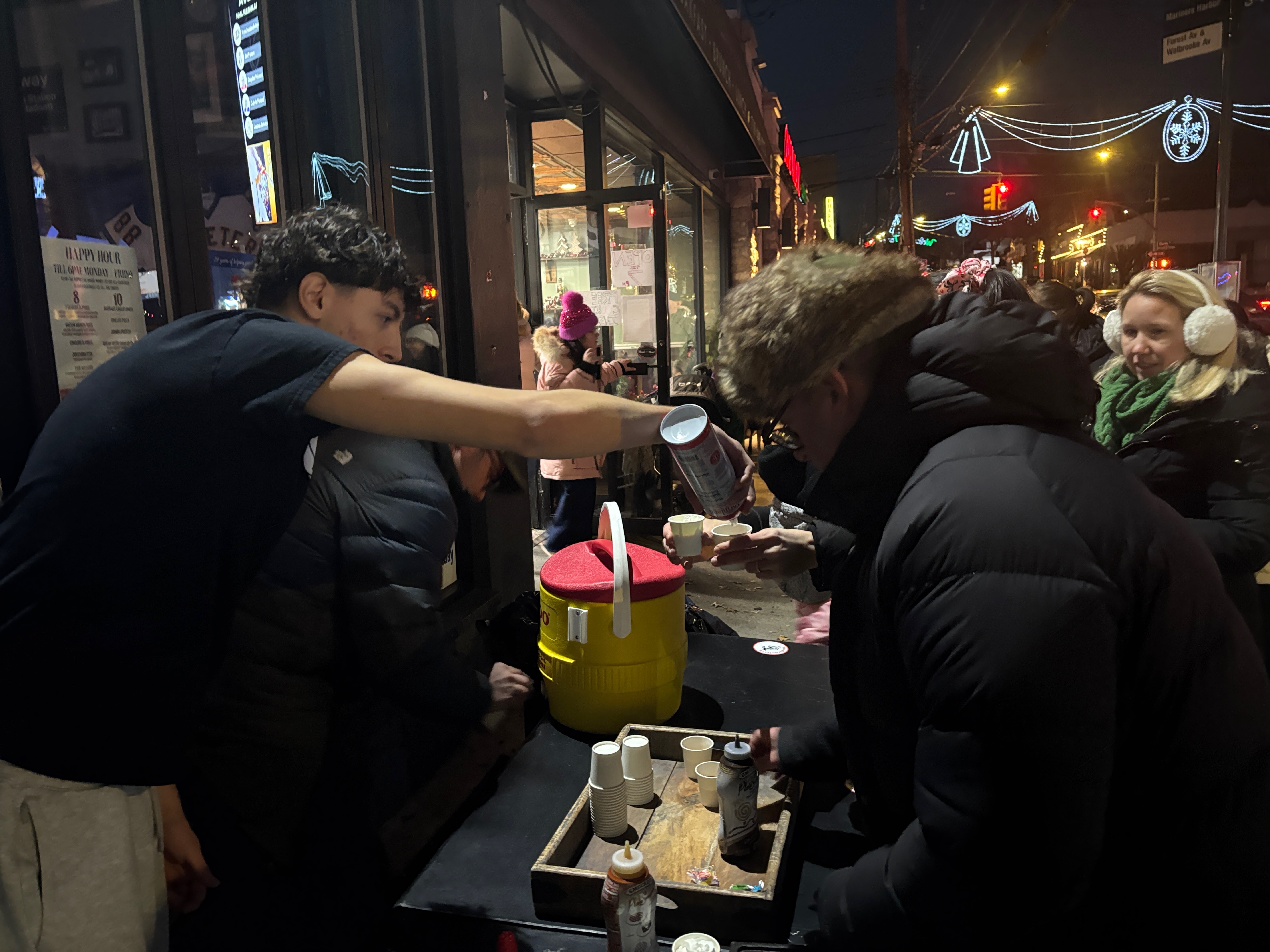 Forest Avenue's 20th annual Holiday Stroll featured Santa, a Cold Supermoon, and heartfelt testimonials about the tight-knit West Brighton community.