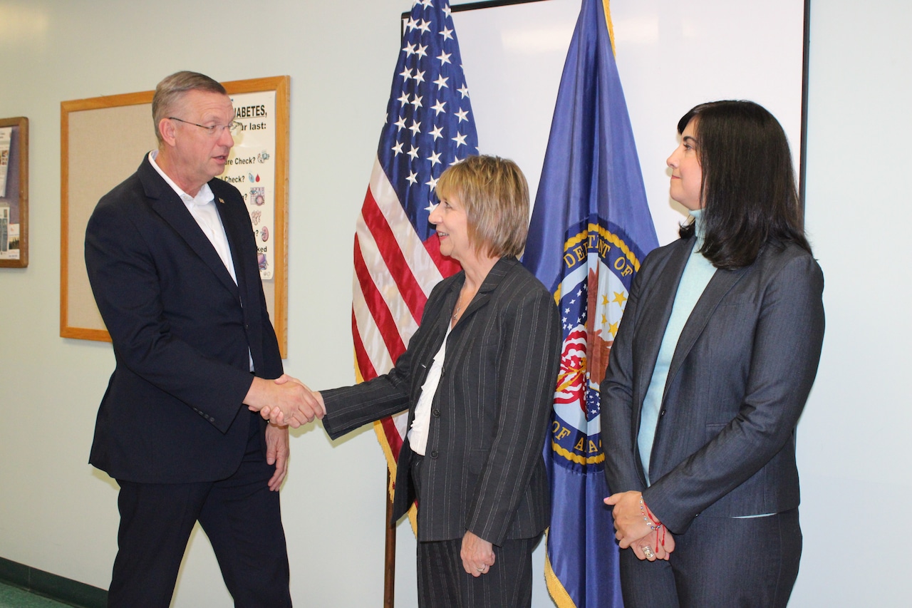 Secretary Collins meets with local veterans, Rep. Malliotakis