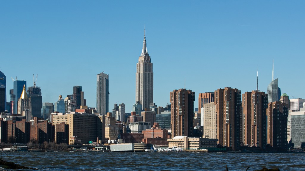 New York State as weighed by the data