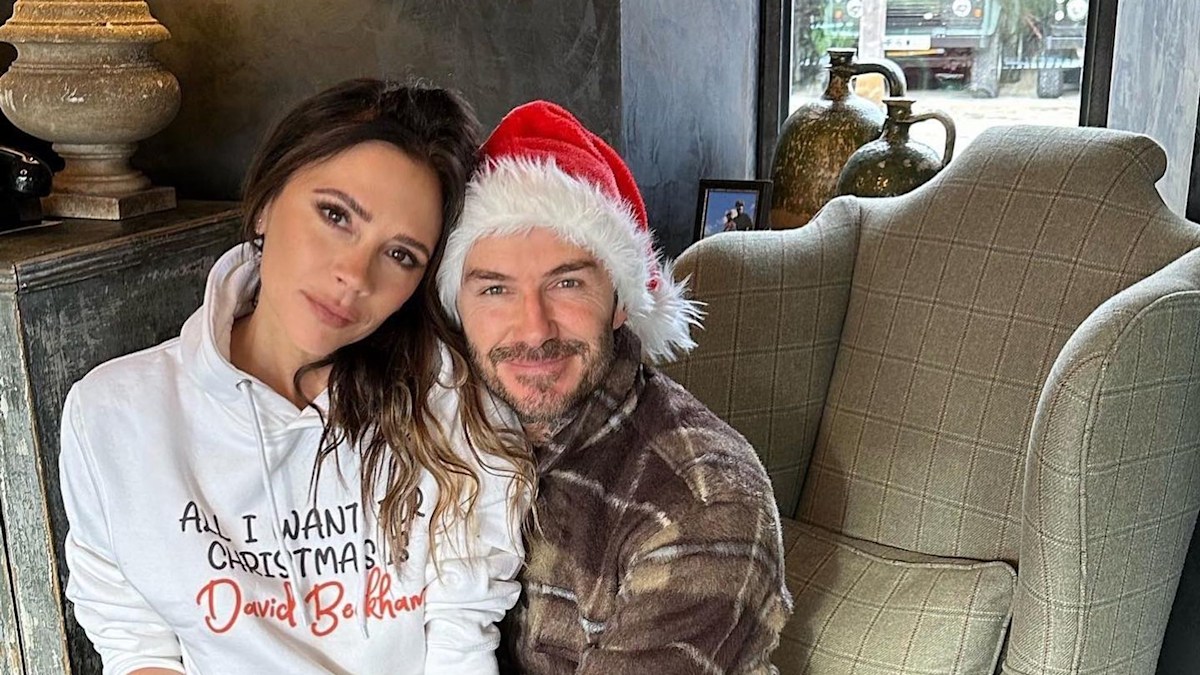 Victoria and David Beckham dance to 'We've Got Nothing to be Sorry For' as they send pointed Christmas message to Brooklyn