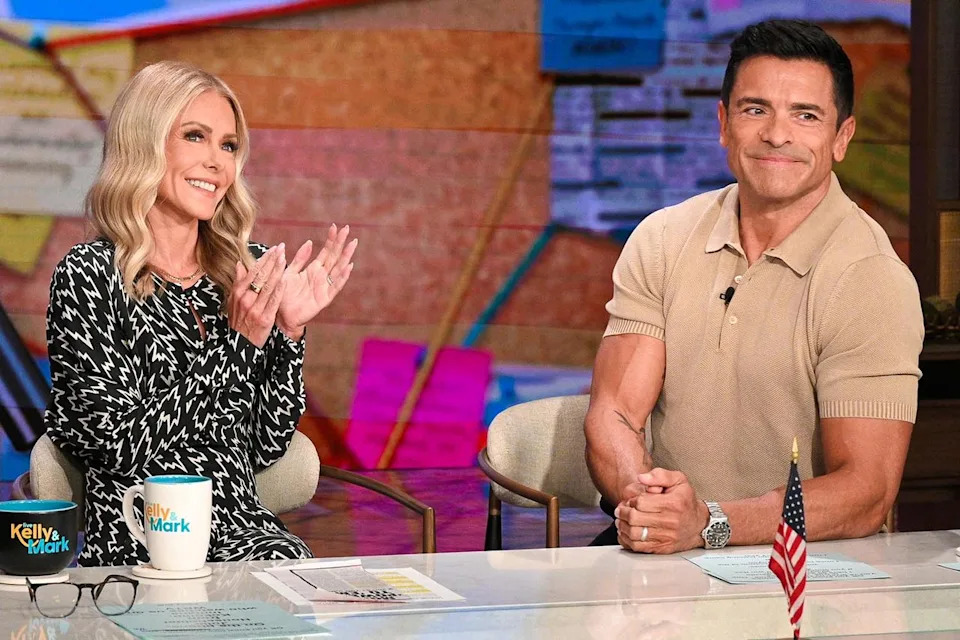 Lorenzo Bevilaqua/Disney via Getty Kelly Ripa and Mark Consuelos on 'Live With Kelly and Mark'