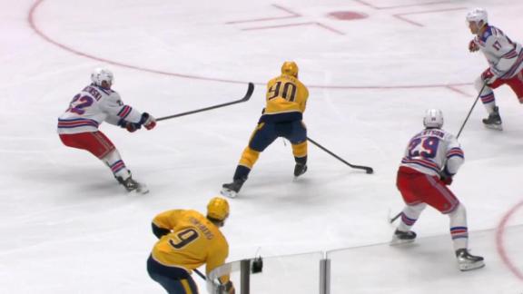 Forsberg, Annunen lead Predators over Rangers, 2-1