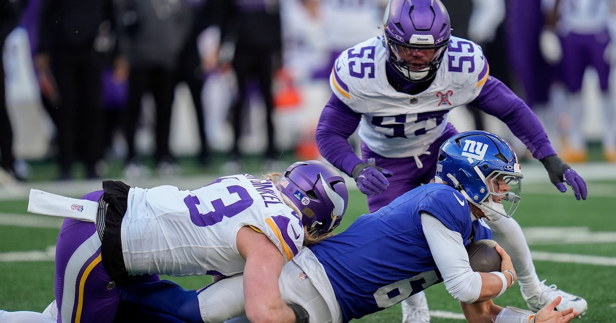 Vikings hand Giants ninth consecutive loss as New York’s nightmare season continues