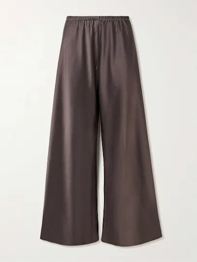 Colby Satin Wide-Leg Pants