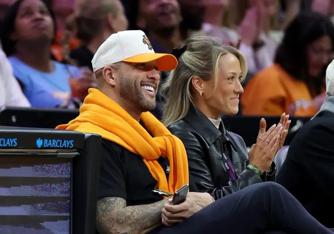 USA soccer legend Tim Howard attends the game between the Tennessee Lady Volunteers and the Louisville Cardinals during the 2025 Women's Champions Classic at Barclays Center on December 20, 2025 in the Brooklyn borough of New York City.