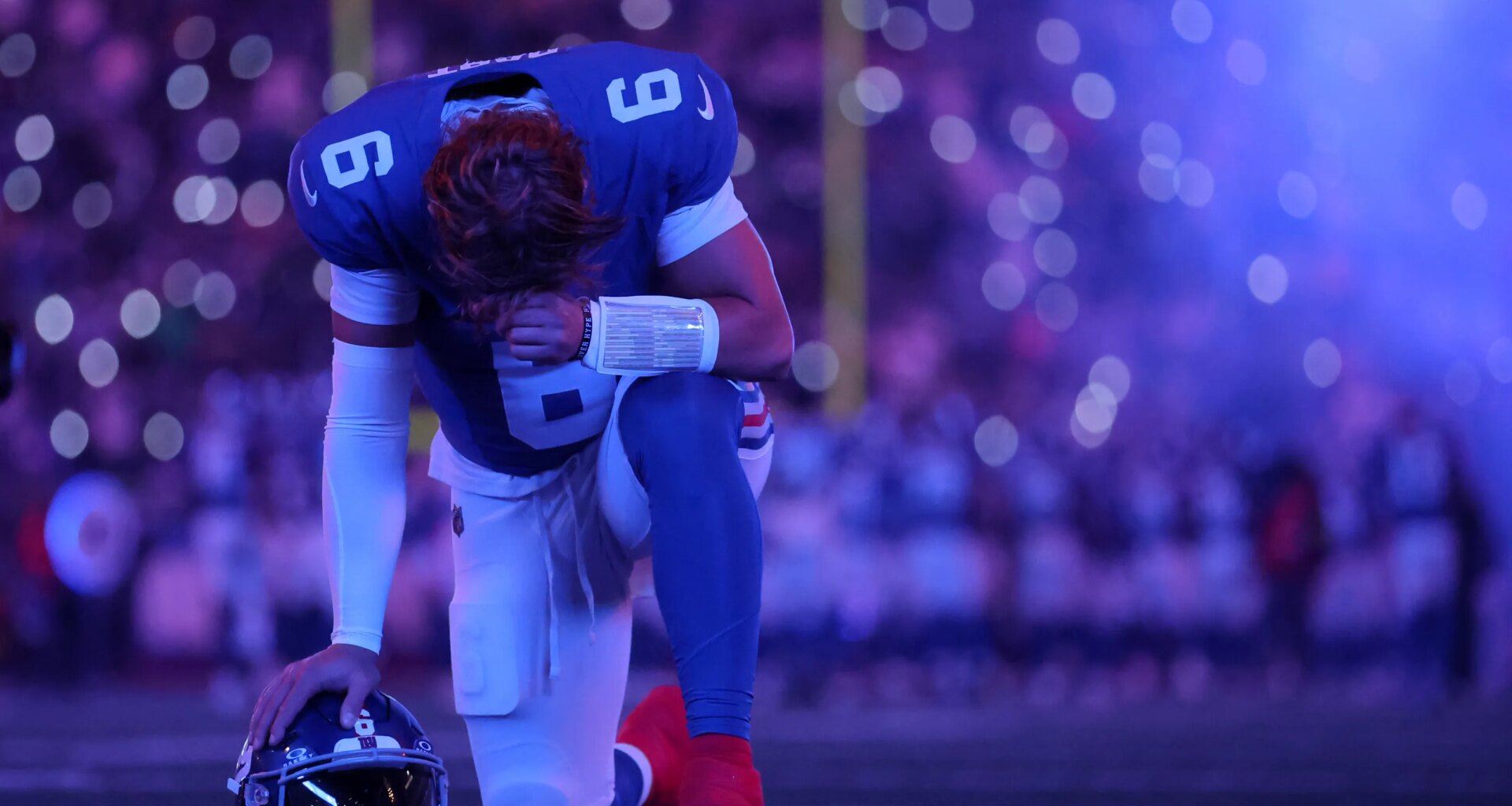 Giants' Jaxson Dart enjoying first Christmas in New York with family