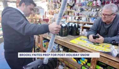 Brooklyn residents brace for weekend snowstorm