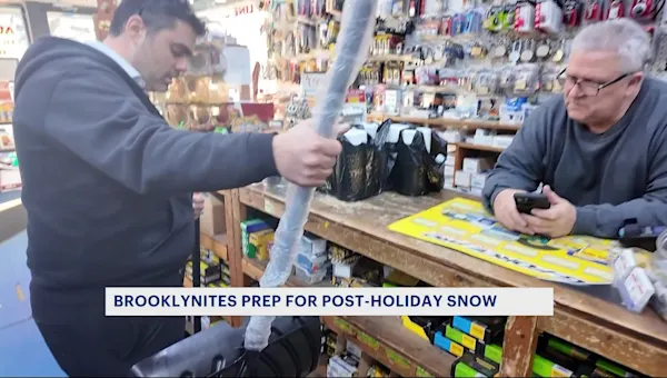 Brooklyn residents brace for weekend snowstorm