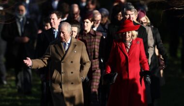 King Charles and Queen Camilla Lead the Royals to Church on Christmas 2025