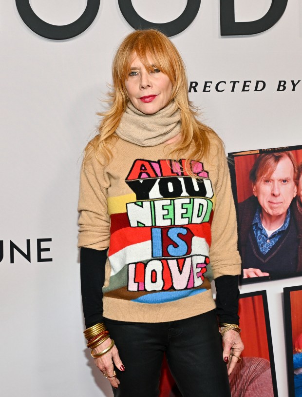 Rosanna Arquette attends the special screening of "Goodbye June" at The Whitby Hotel on Monday, Dec. 8, 2025, in New York. (Photo by Evan Agostini/Invision/AP)