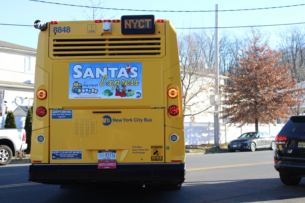 Santa's Express: MTA bus delivers holiday cheer to hospitalized Staten Island kids