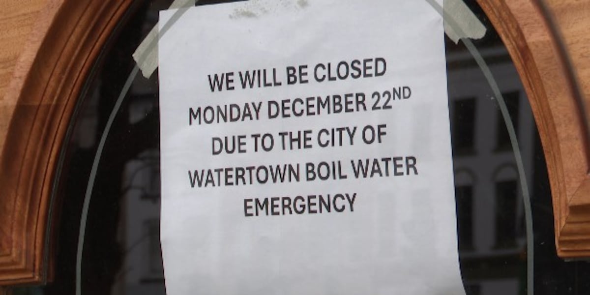 Watertown’s boil water notice affects local food businesses