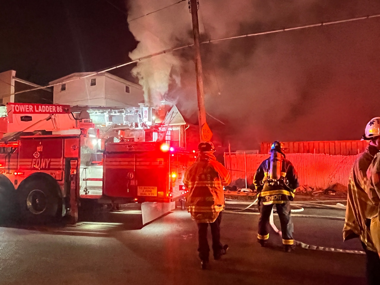 Fire in Mariners Harbor