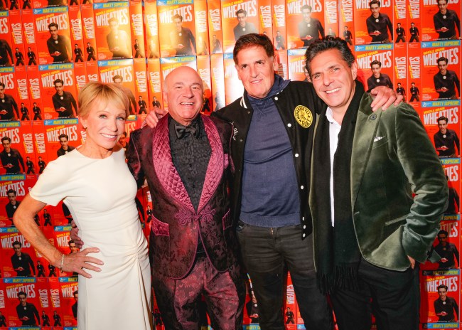 Barbara Corcoran, Kevin O'Leary, Mark Cuban, Daniel Lubetzky