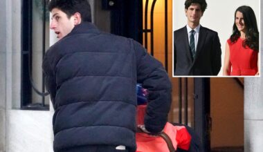 Devastated Jack Schlossberg spotted entering late sister Tatiana's NYC apartment building after tragic Kennedy family death