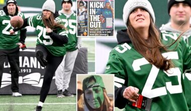 Jets super fan kicks for $100K challenge after invite controversy — here's how she did