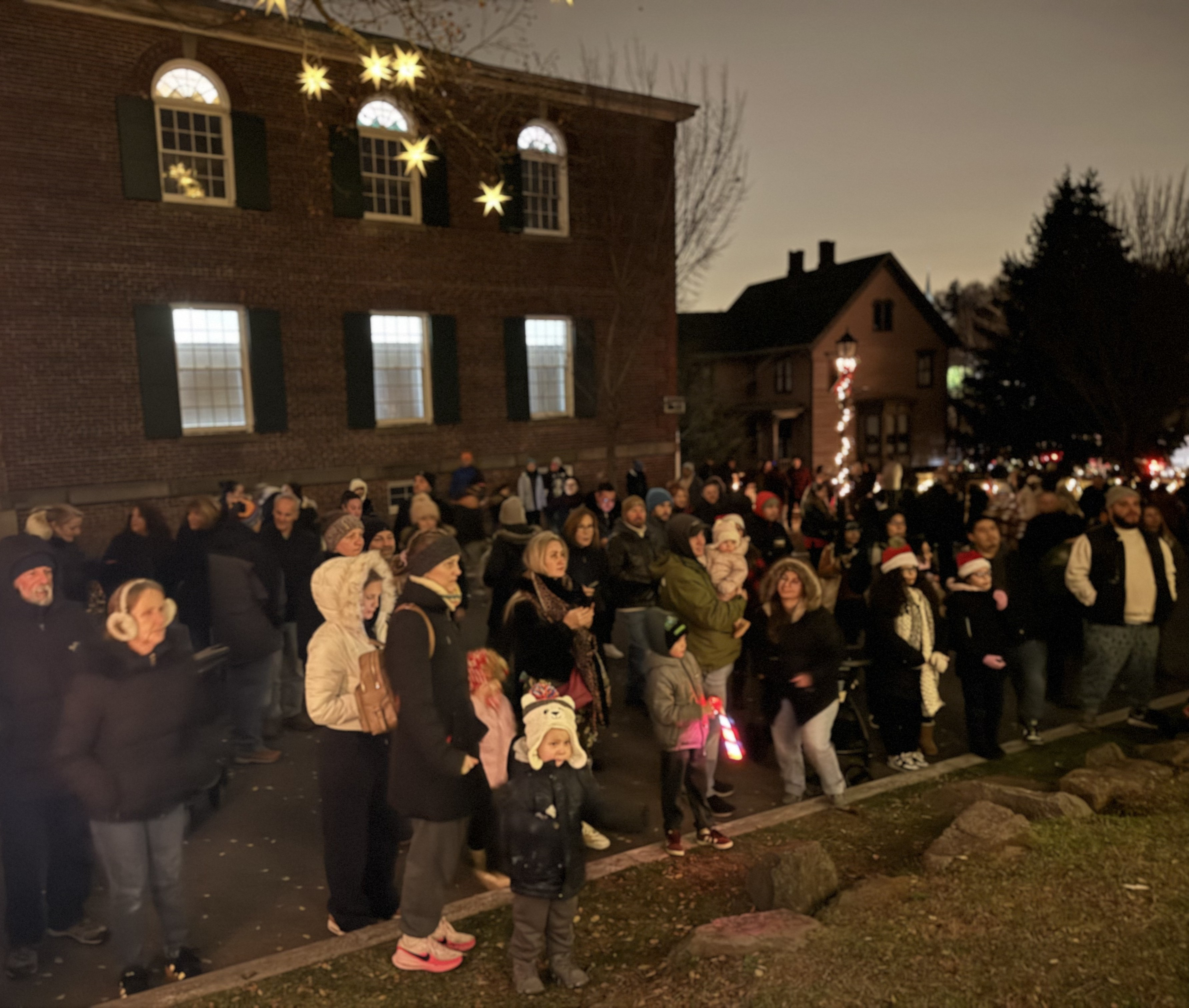 Scenes from the tree lighting at Historic Richmondtown on Dec. 5, 2025. (Steve White for the Advance/SILive.com)