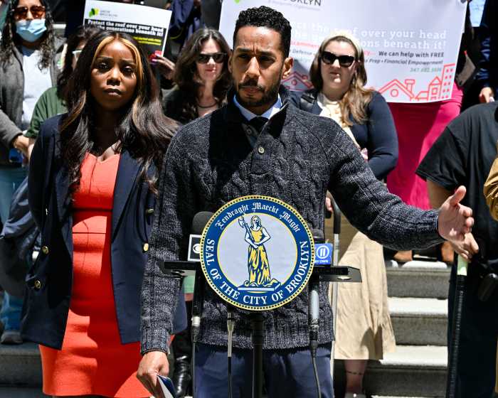 antonio reynoso at deed theft rally