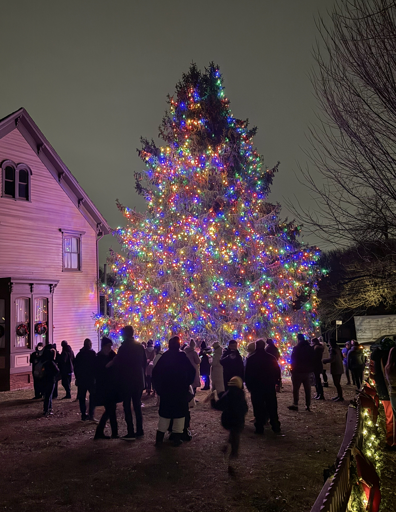 Scenes from the tree lighting at Historic Richmondtown on Dec. 5, 2025. (Steve White for the Advance/SILive.com)