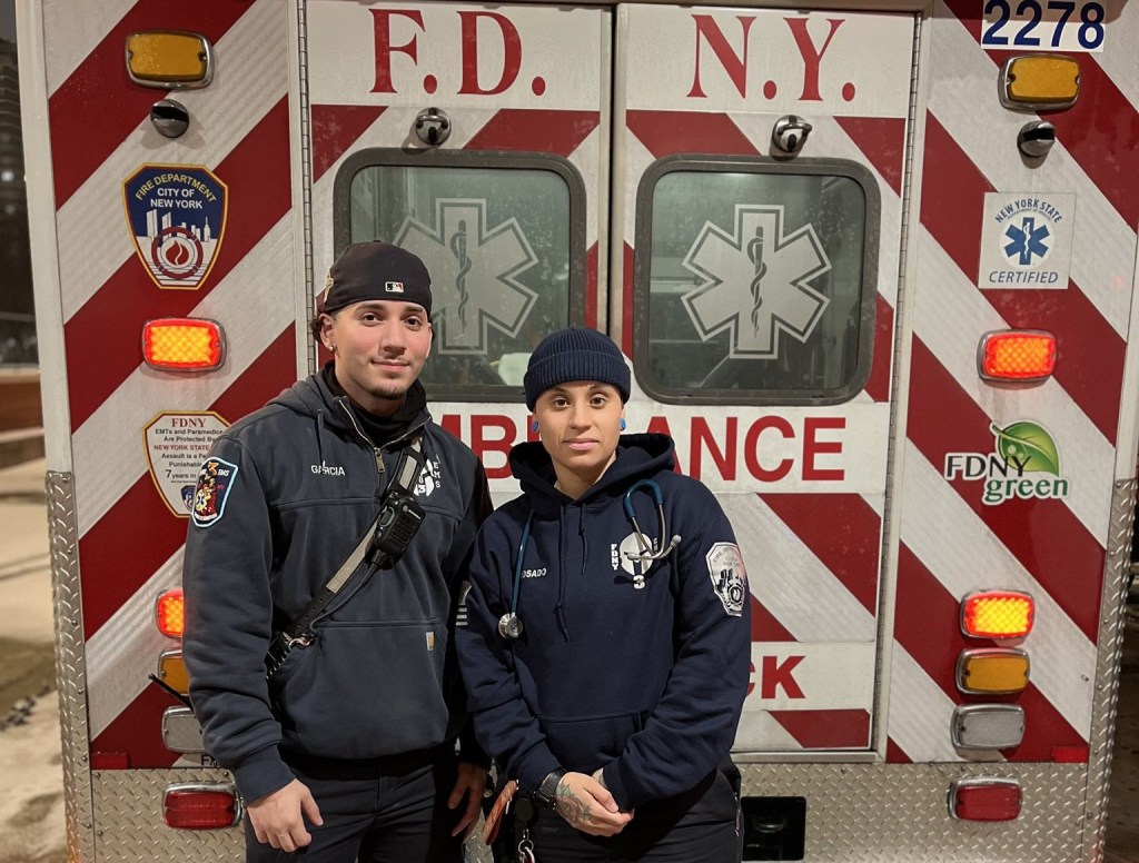 EMTs deliver baby on side of Bronx highway during Friday night’s snowstorm