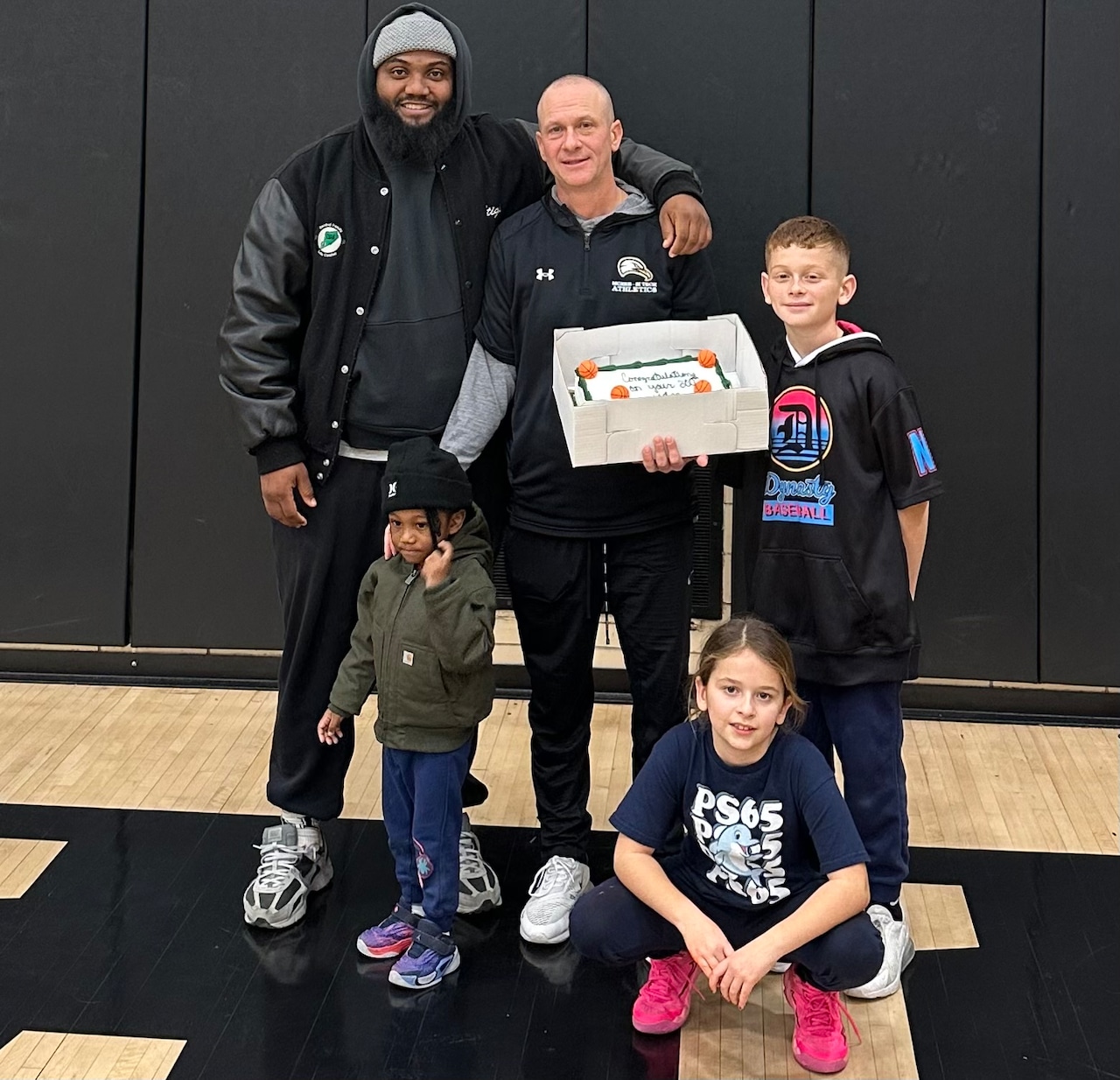 Presented with a cake