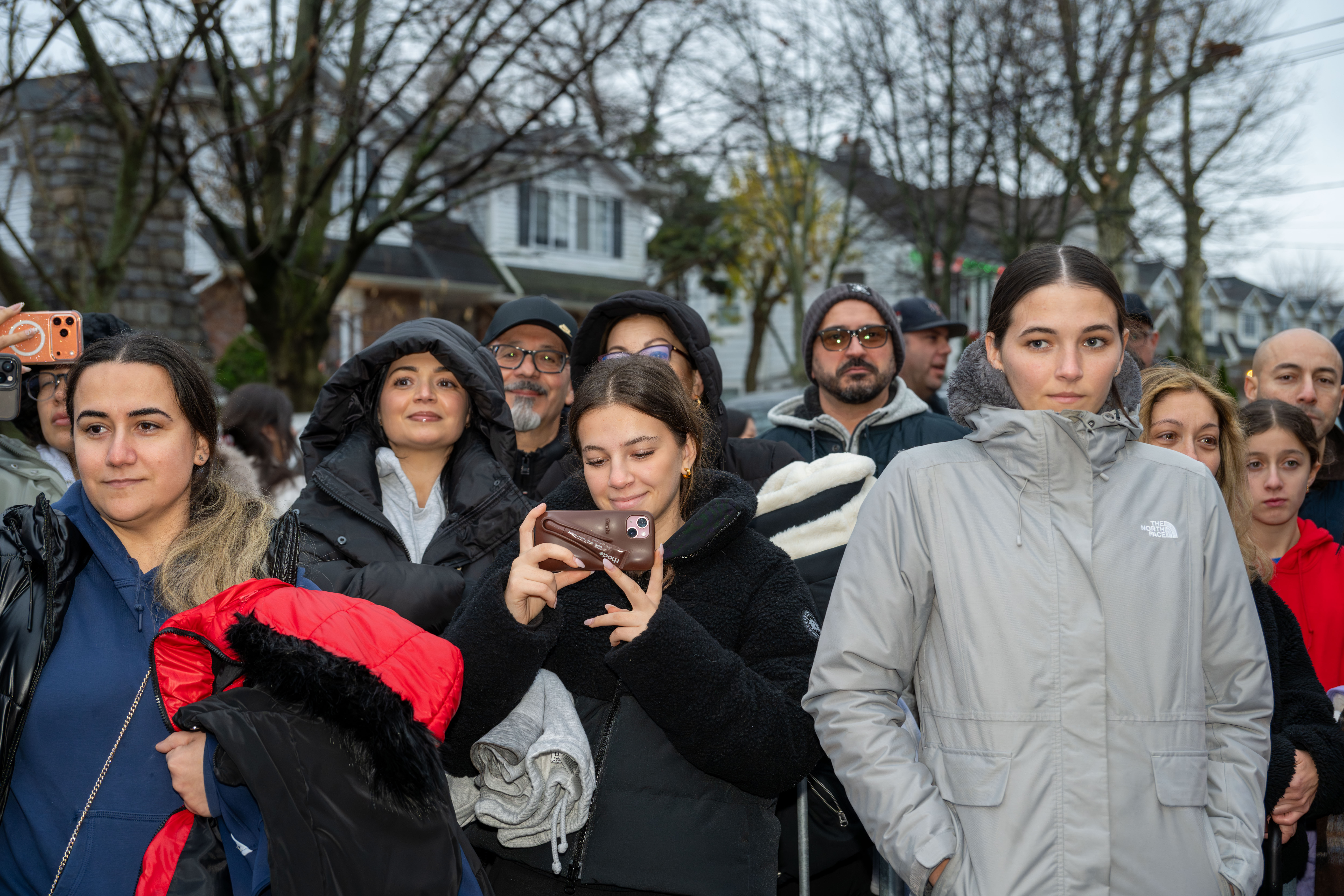 Hundreds gather to see Staten Island’s famous “Lights For Life” Christmas display and enjoy an entertainment extravaganza at the home of Joseph and Marisa DiMartino on Sunday, November 30, 2025, in Charleston. (Owen Reiter for the Advance/SILive.com)