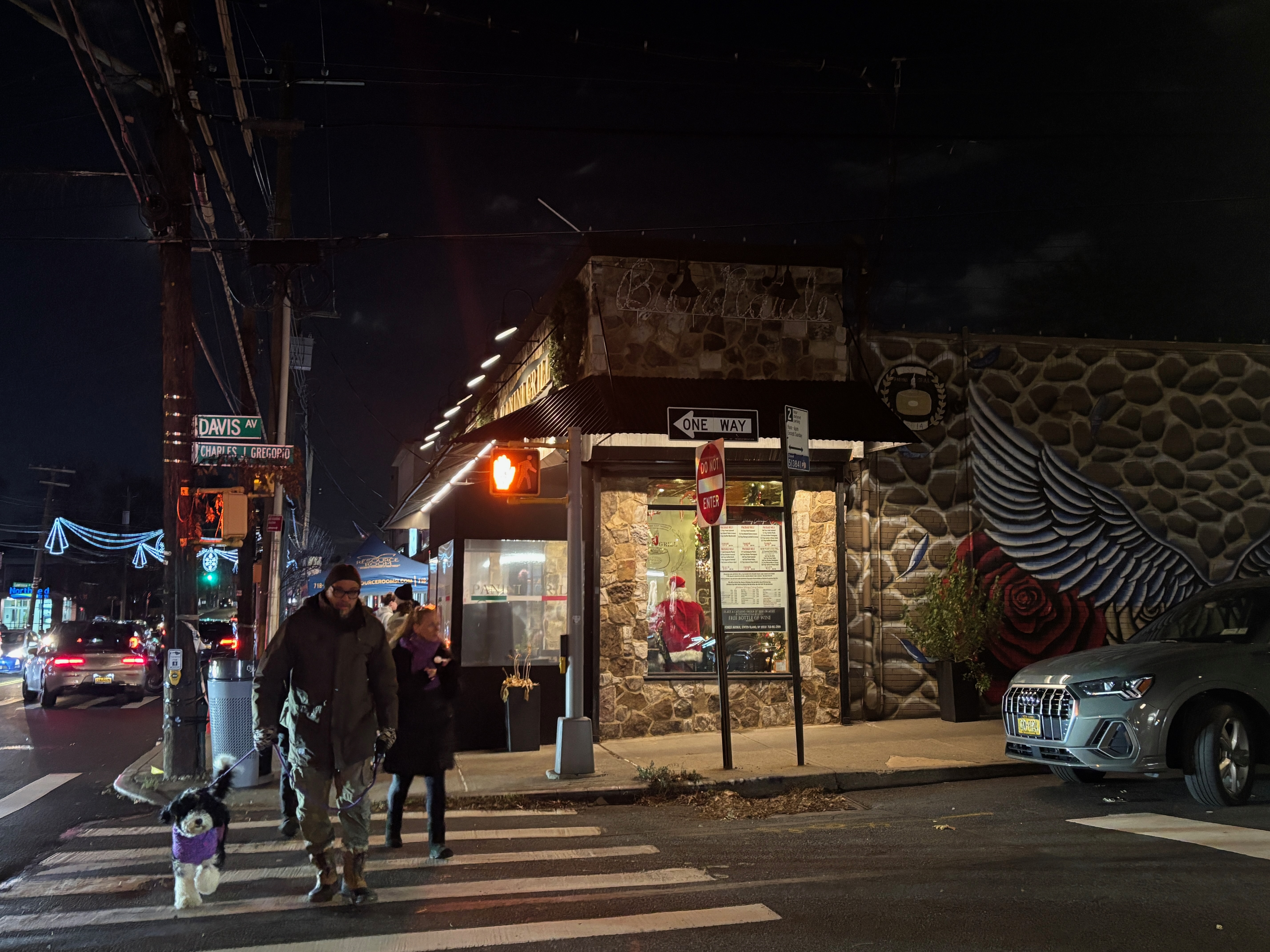 Forest Avenue's 20th annual Holiday Stroll featured Santa, a Cold Supermoon, and heartfelt testimonials about the tight-knit West Brighton community.