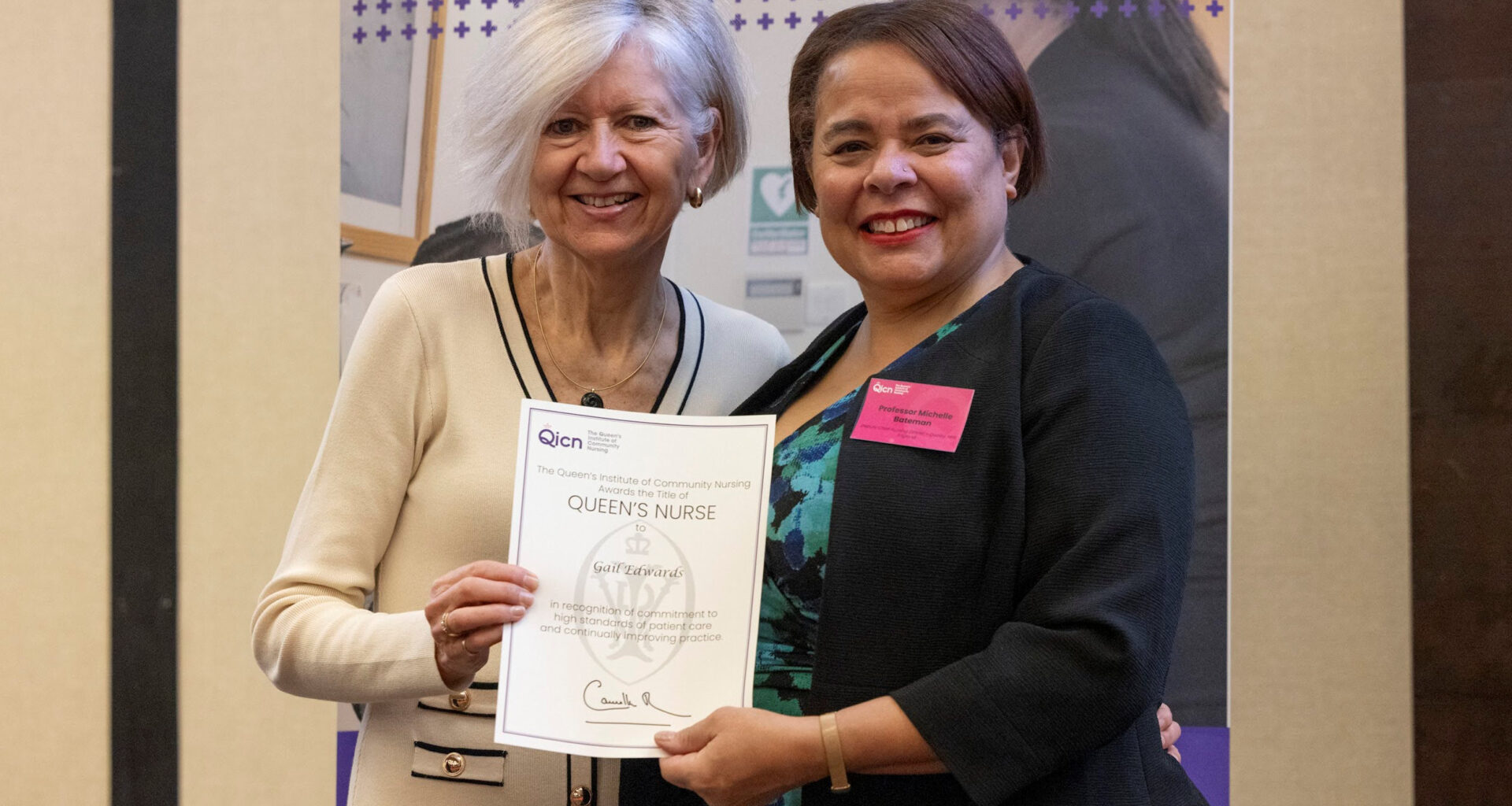 Hospice Community Education Practitioner awarded Queen’s Nurse title