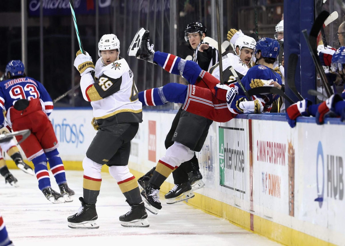 Rangers frustrated by officiating in overtime loss: ‘It stings now’