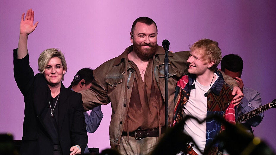 Sam Smith Brings Ed Sheeran and Brandi Carlile on Stage for Brooklyn Residency Show
