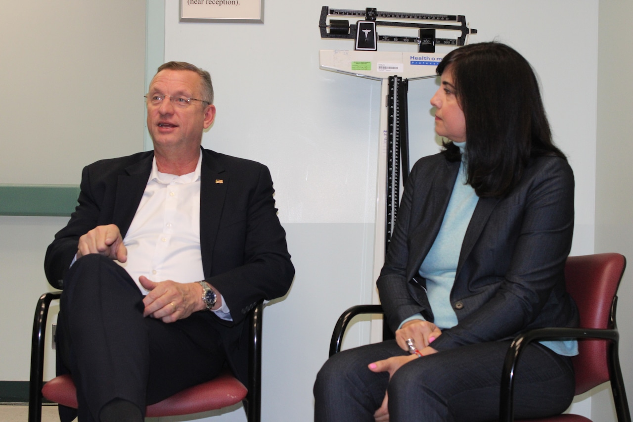 Secretary Collins meets with local veterans, Rep. Malliotakis