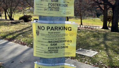 Filming of popular YA novel for Hulu to cause parking restriction on major roadway