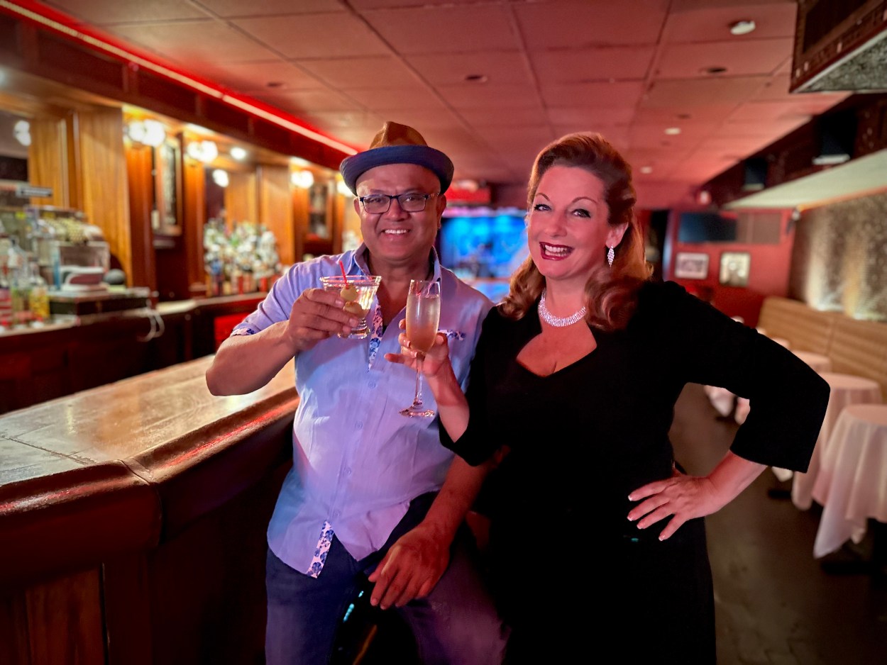 John Akhter and Sarah Hayes at Swing 46