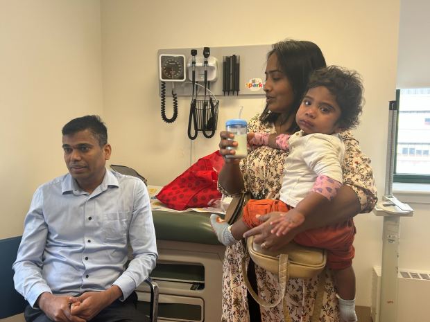 Subramanian family at Mount Sinai. (Courtesy of Mount Sinai Health System)
