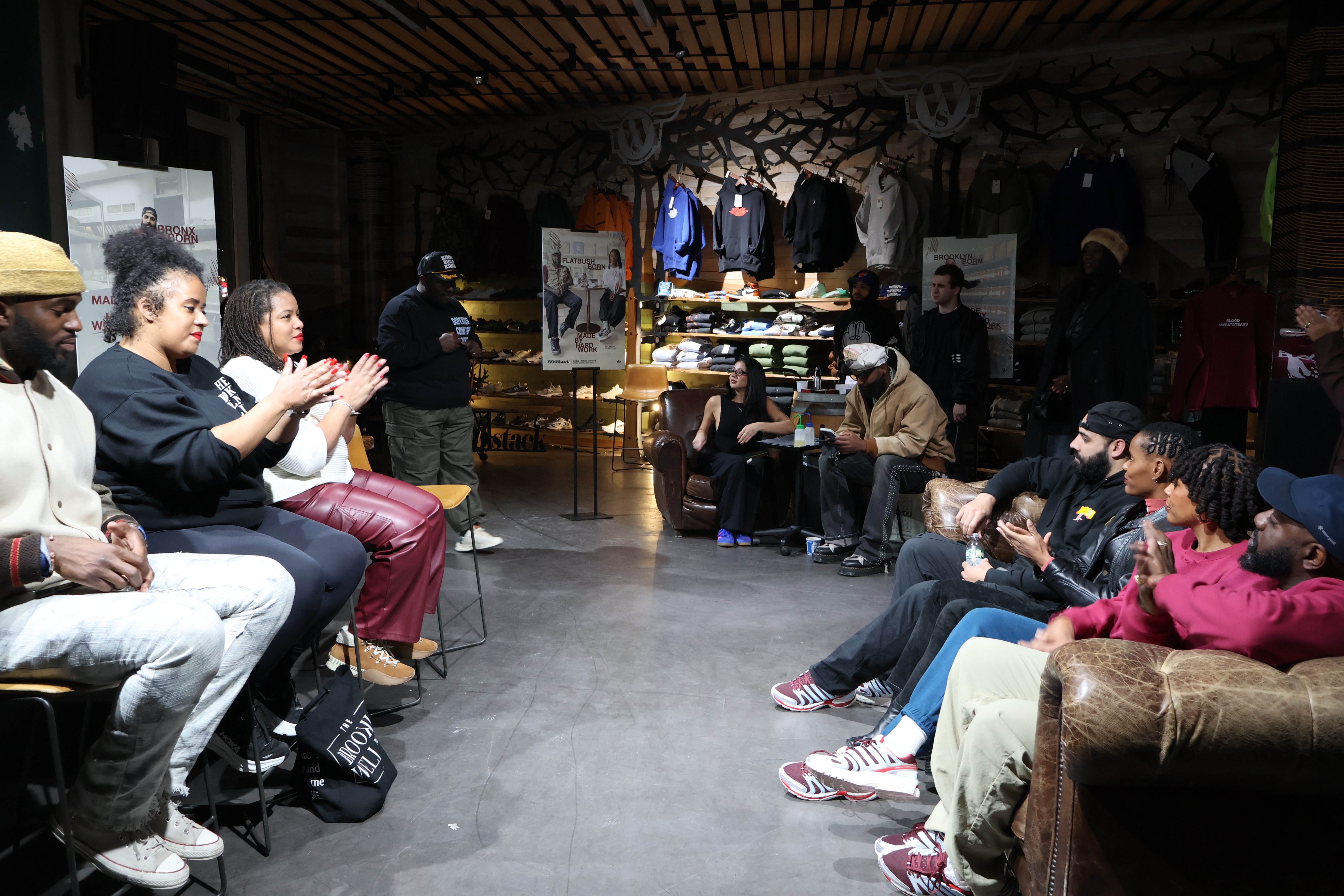 WOODstack and Adidas launched the Blood, Sweat & Tears Adistar Control 5 with a celebration in Brooklyn.