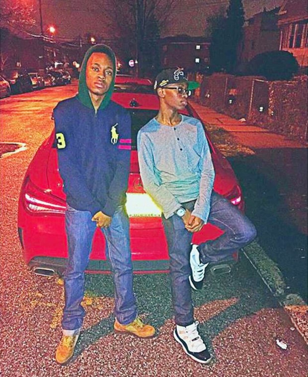 Hit-and-run victim Shariq Bryant, left, and his cousin Dornell Joseph. (Courtesy of Dornell Joseph)