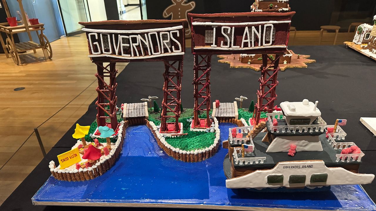 NYC landmarks recreated in gingerbread