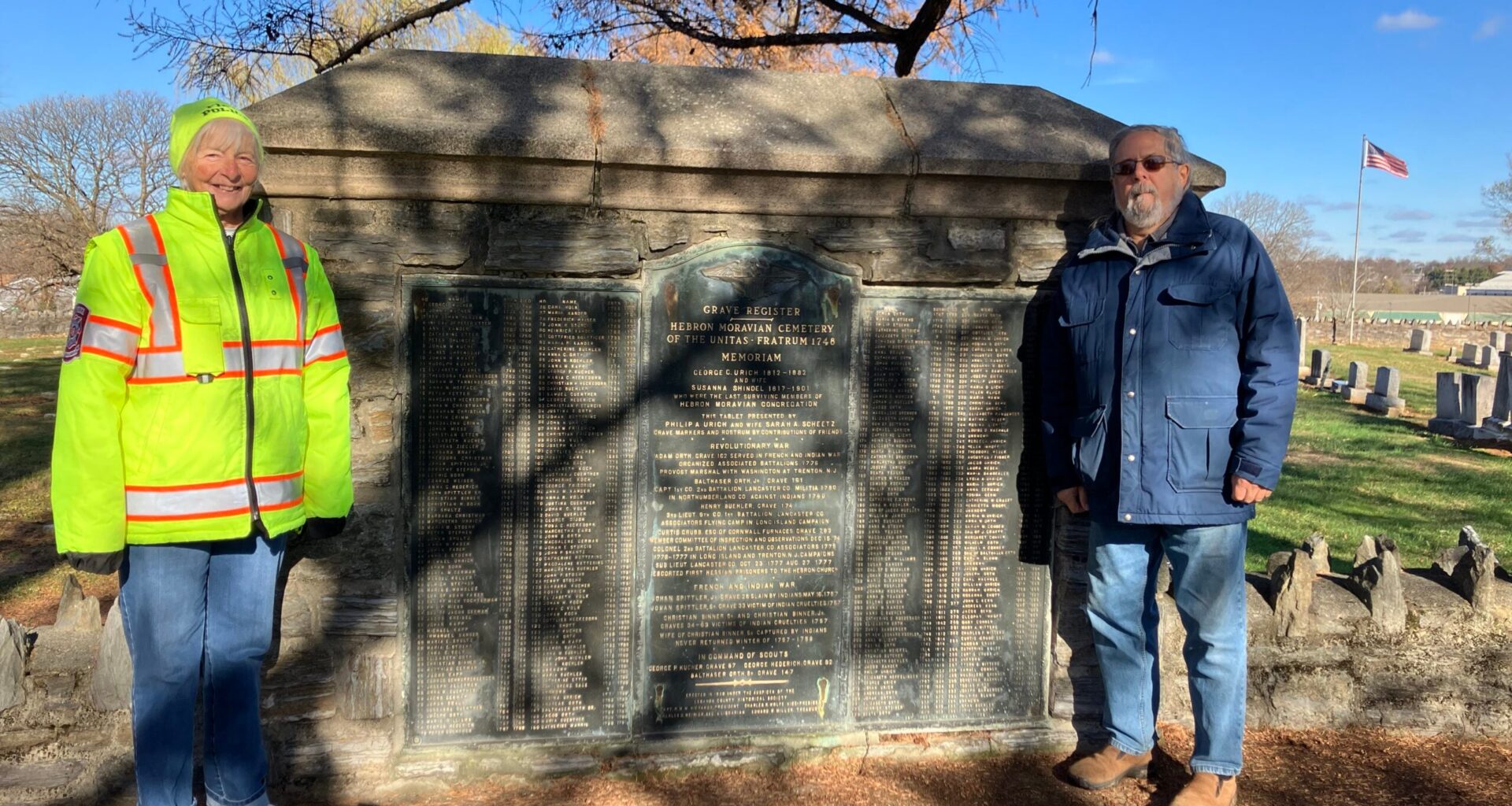 Hebron Moravian Cemetery receives historic designation from commonwealth