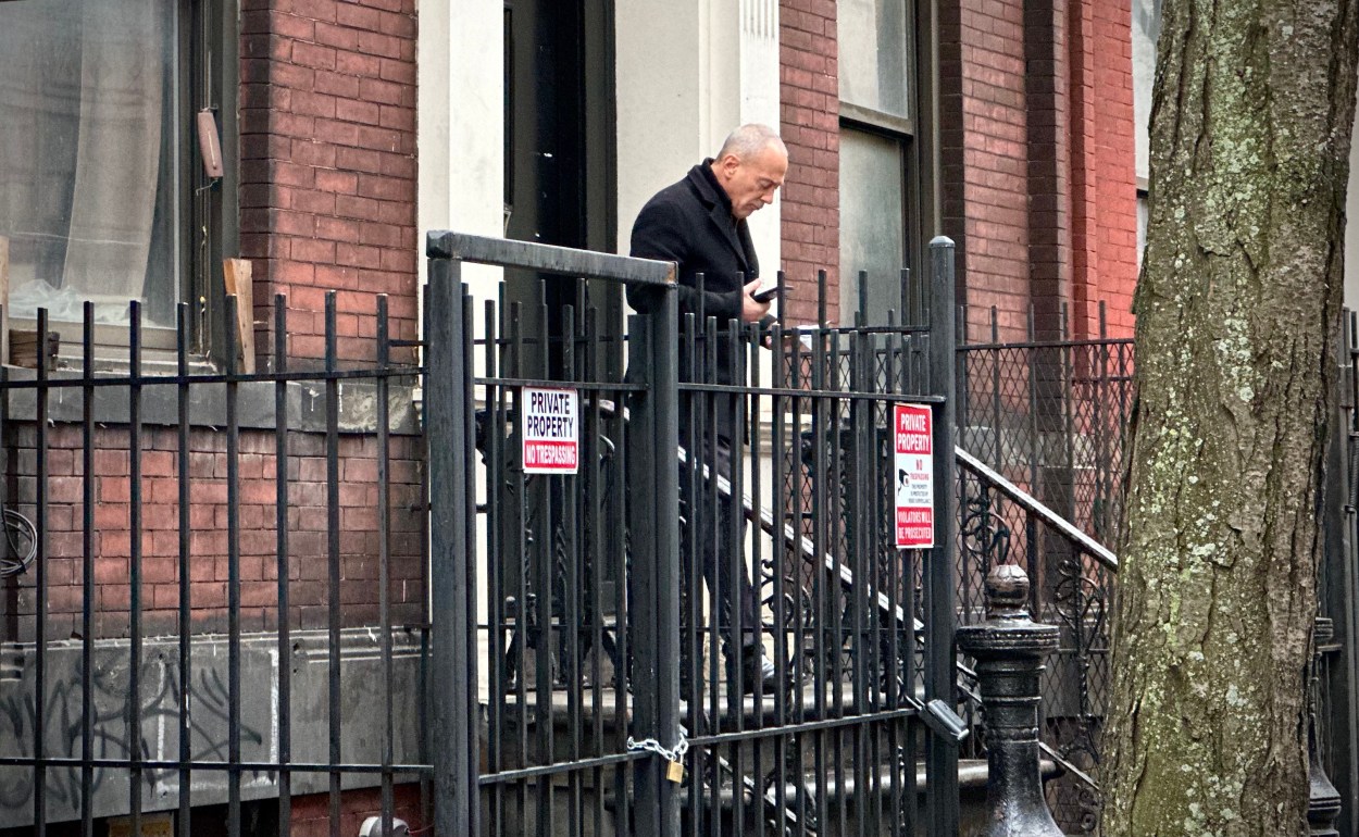 Landlord Steve Croman at his properties on W45h Street