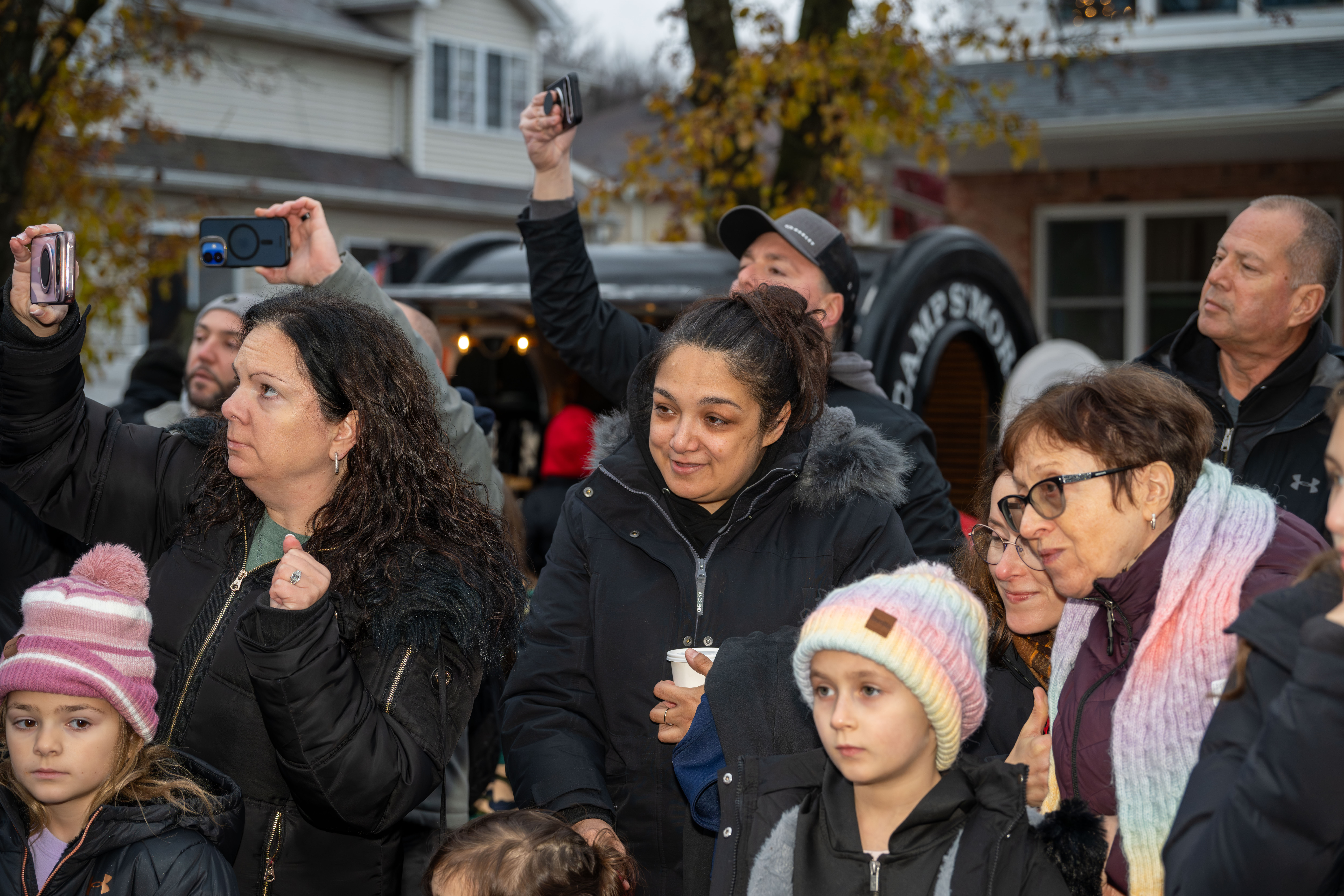 Hundreds gather to see Staten Island’s famous “Lights For Life” Christmas display and enjoy an entertainment extravaganza at the home of Joseph and Marisa DiMartino on Sunday, November 30, 2025, in Charleston. (Owen Reiter for the Advance/SILive.com)