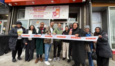 Dunkin’ celebrates grand reopening of remodeled Jamaica location with $3K donation to Project Hope Charities – QNS