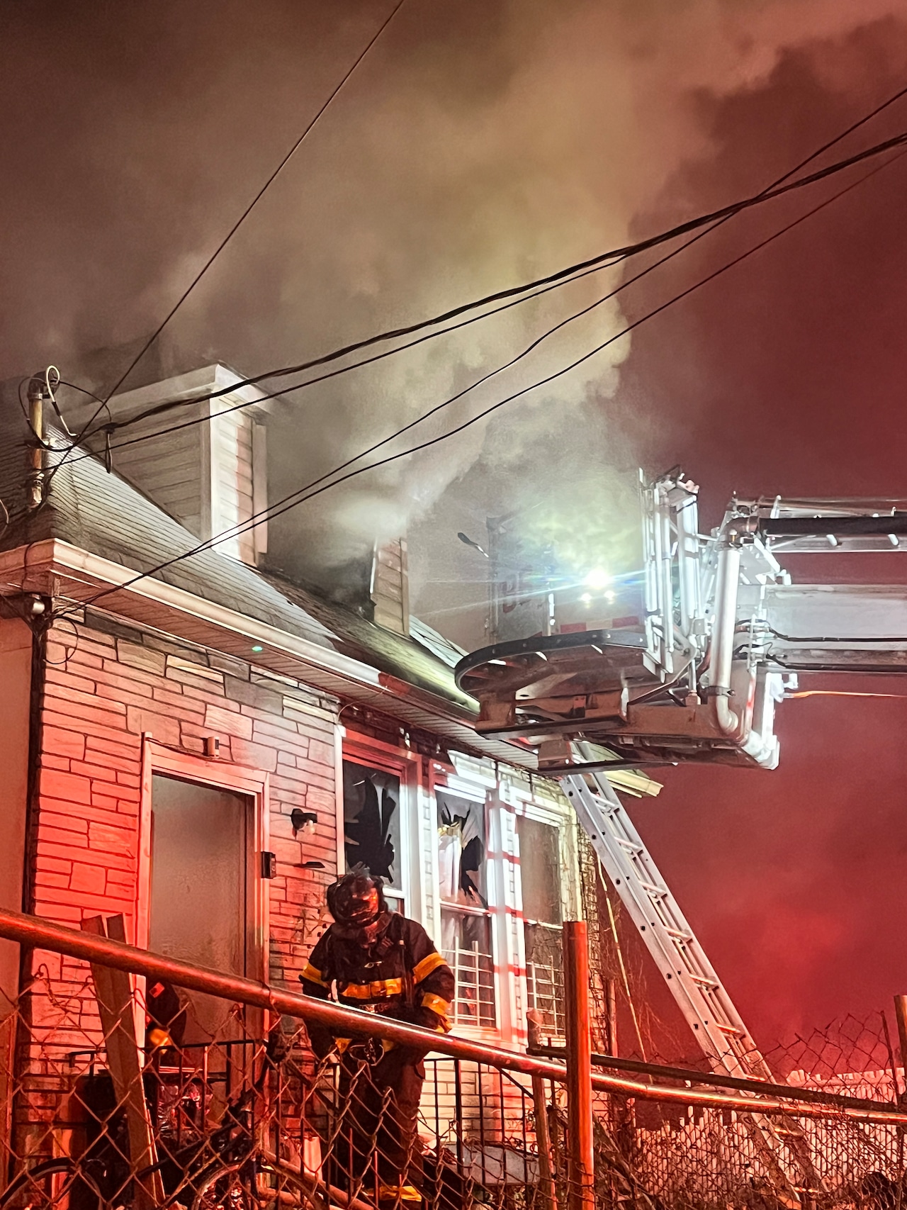 Fire in Mariners Harbor