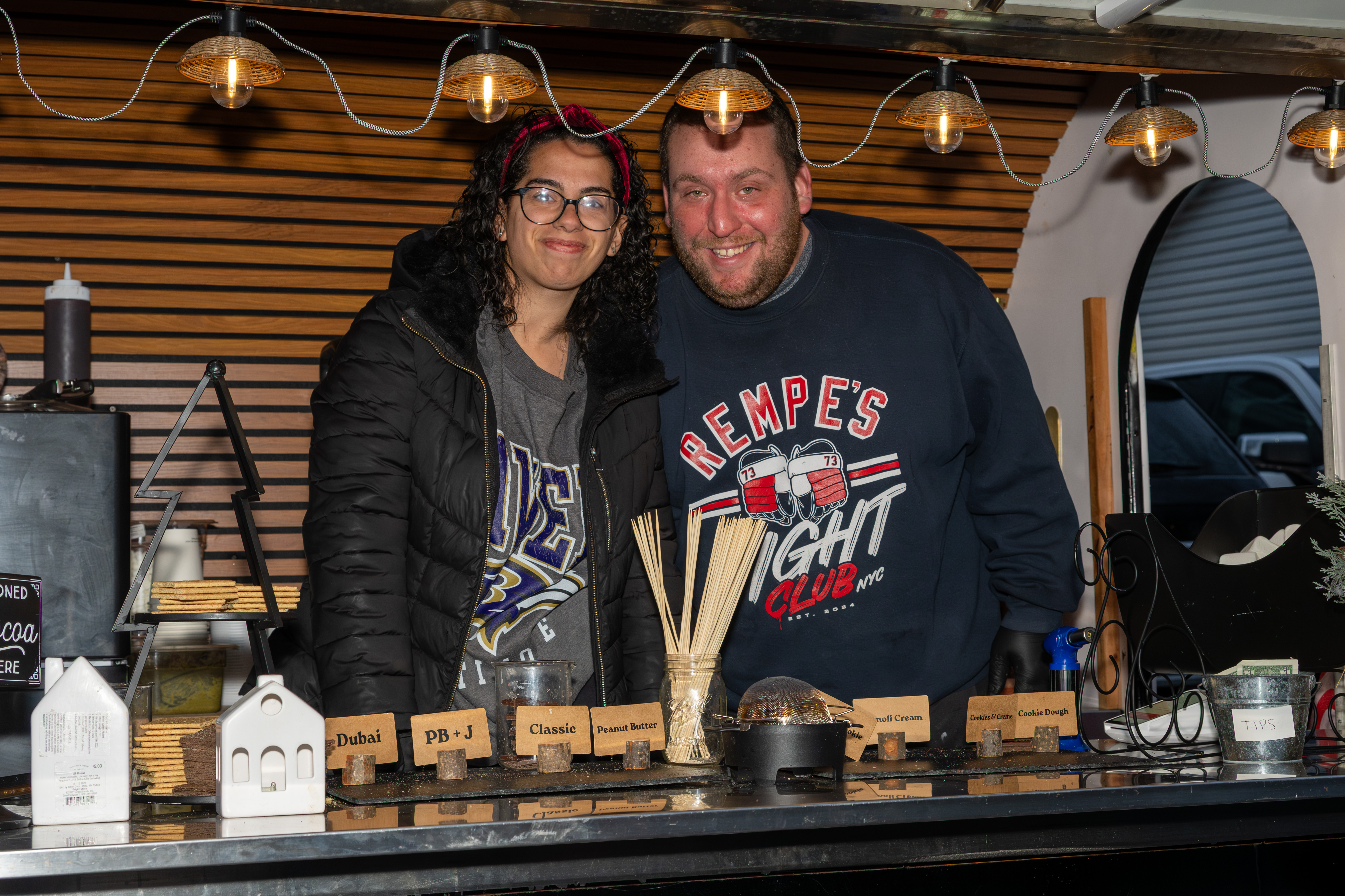 Hundreds gather to see Staten Island’s famous “Lights For Life” Christmas display and enjoy an entertainment extravaganza at the home of Joseph and Marisa DiMartino on Sunday, November 30, 2025, in Charleston. (Owen Reiter for the Advance/SILive.com)