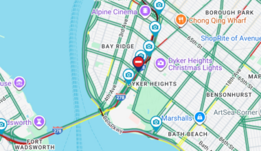 Gowanus Expressway crash causes extensive delays on approach to Verrazzano-Narrows Bridge