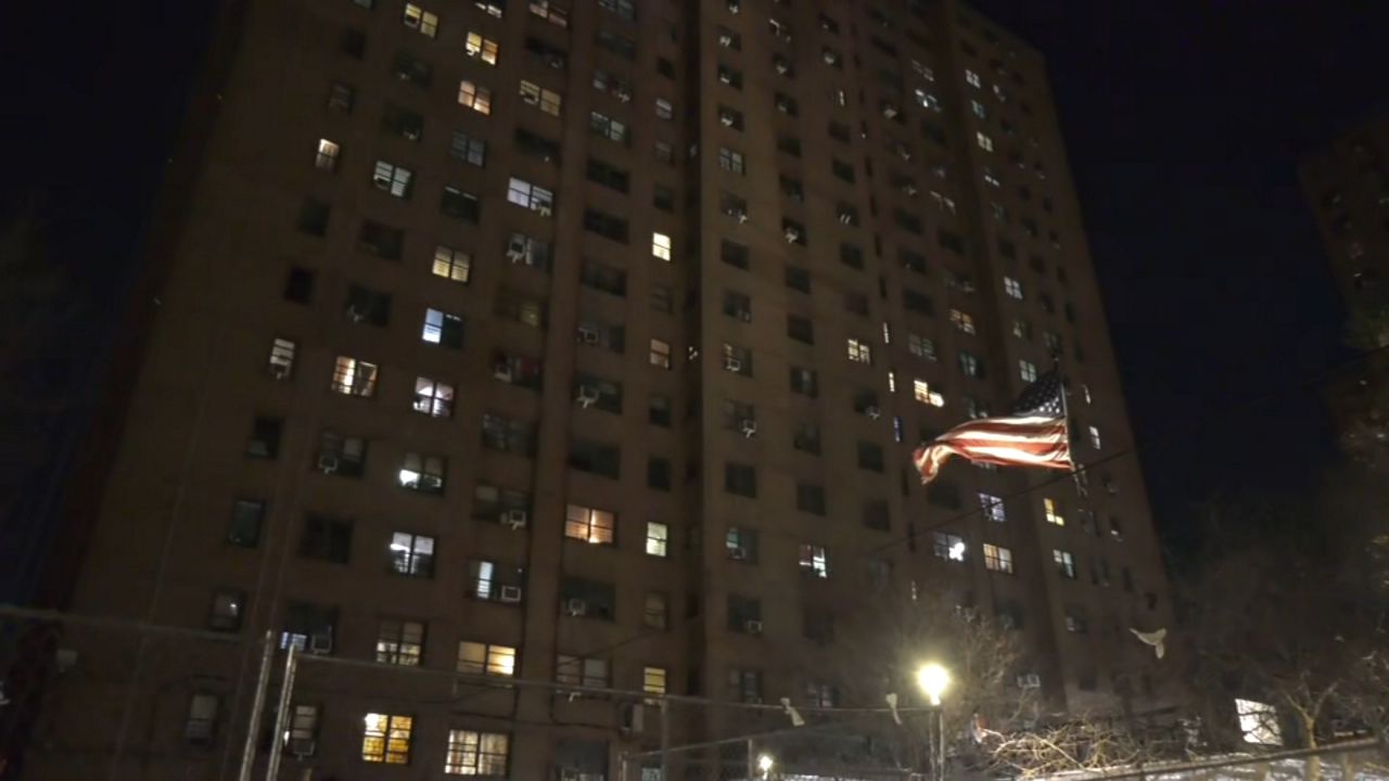 Residents at the Mitchel Houses in the Bronx say they've been without cooking gas since Oct. 1. (Spectrum News NY1)