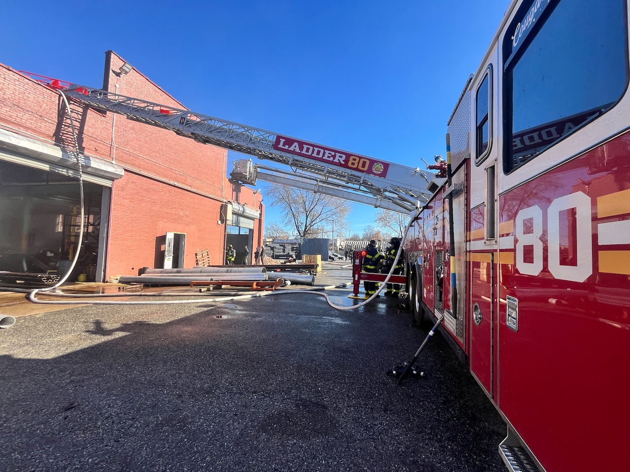 FDNY responds to fire at warehouse