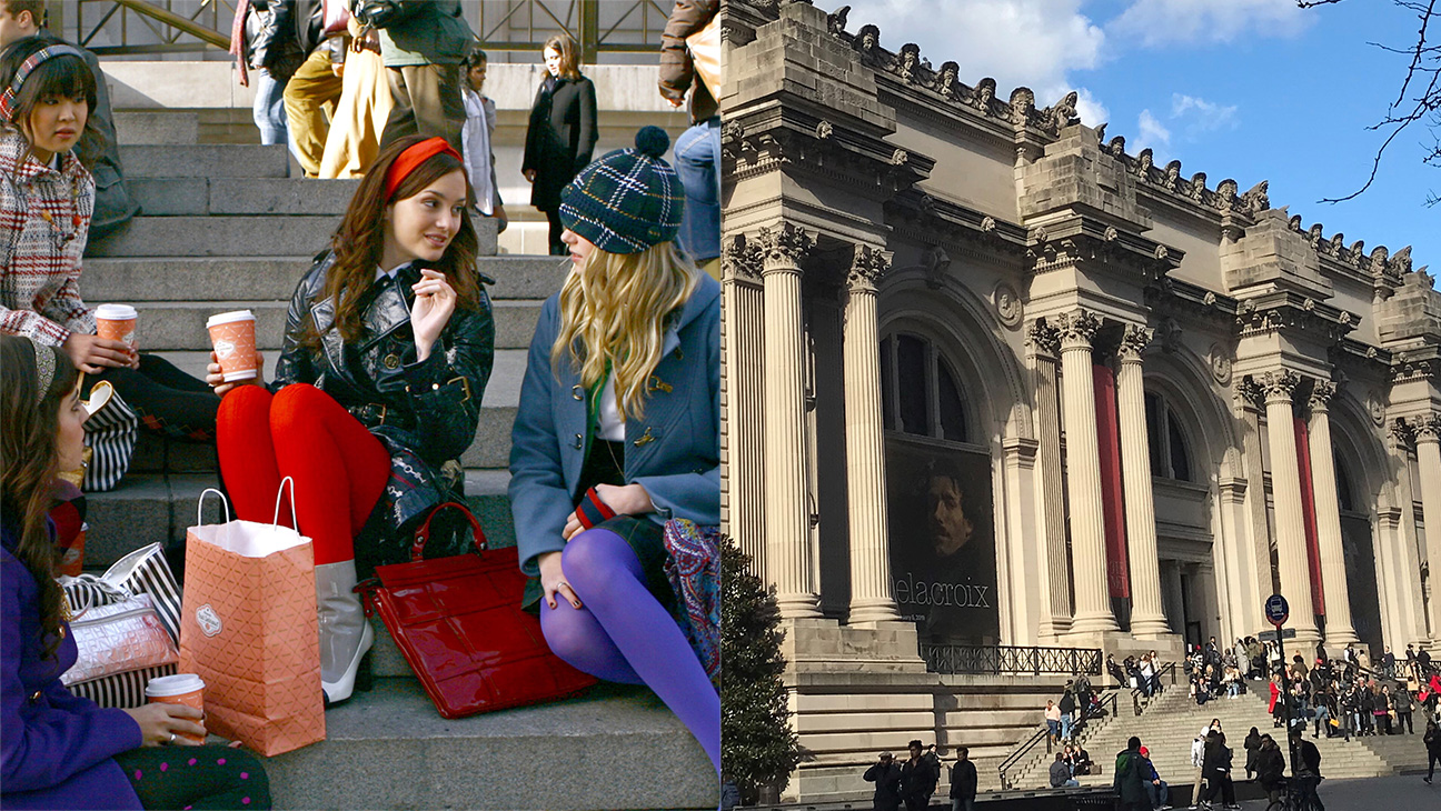 Gossip Girl on The Met Steps and the Metropolitan Museum of Art
