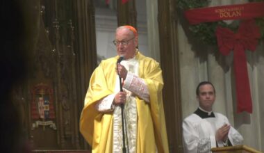 Dolan delivers final Christmas Day Mass at St. Patrick’s